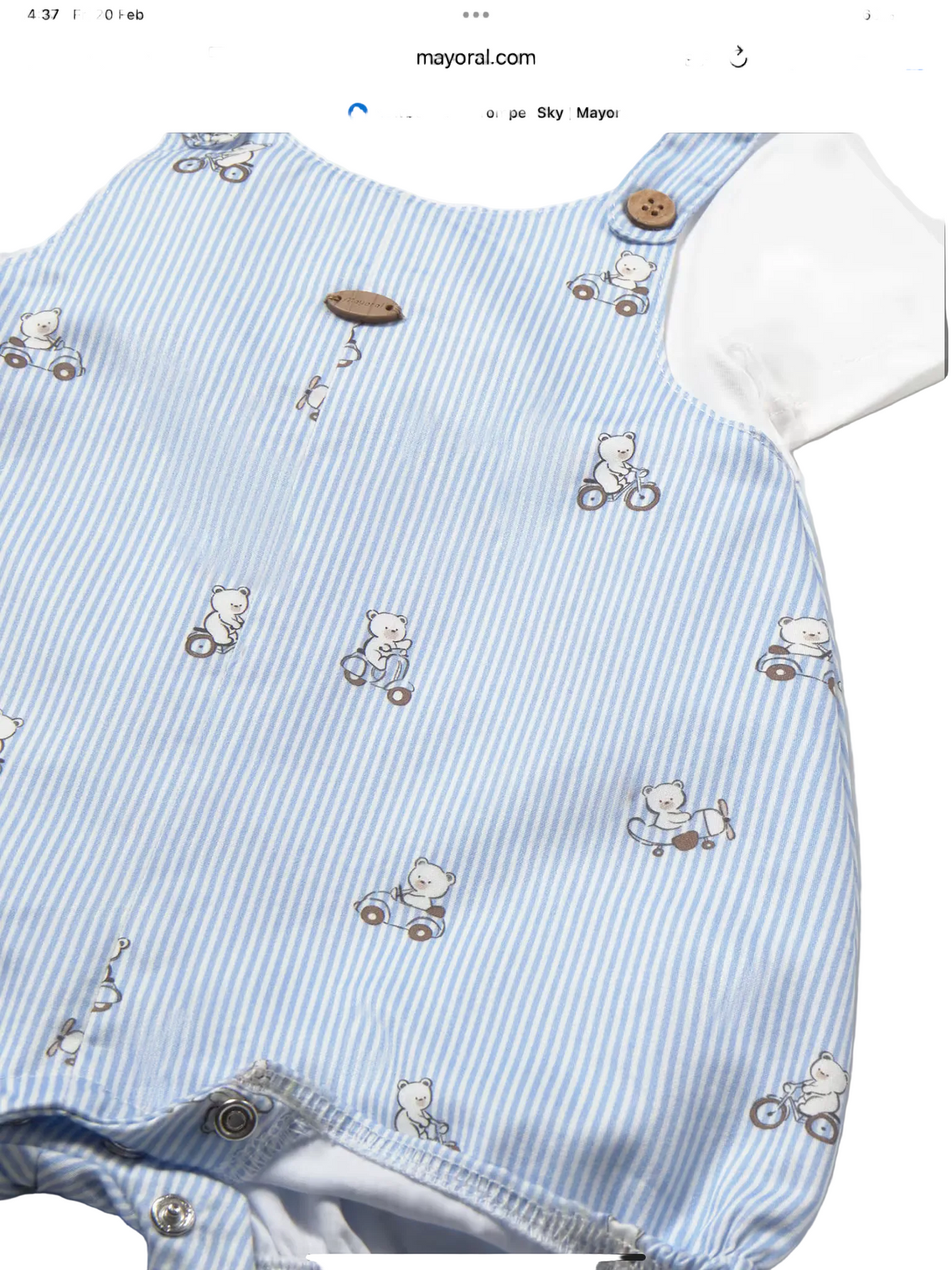 Avelorie Baby one piece romper 0226636