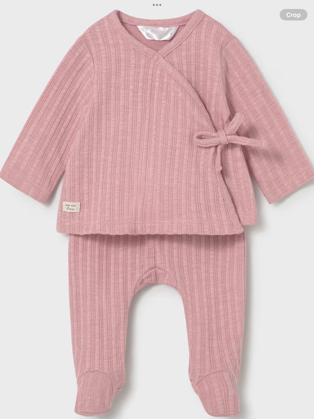 Avelorie Baby Leg warmer set newborn with bow on the side 0226639