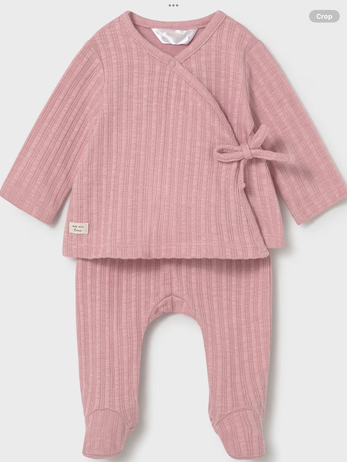 Avelorie Baby Leg warmer set newborn with bow on the side 0226639