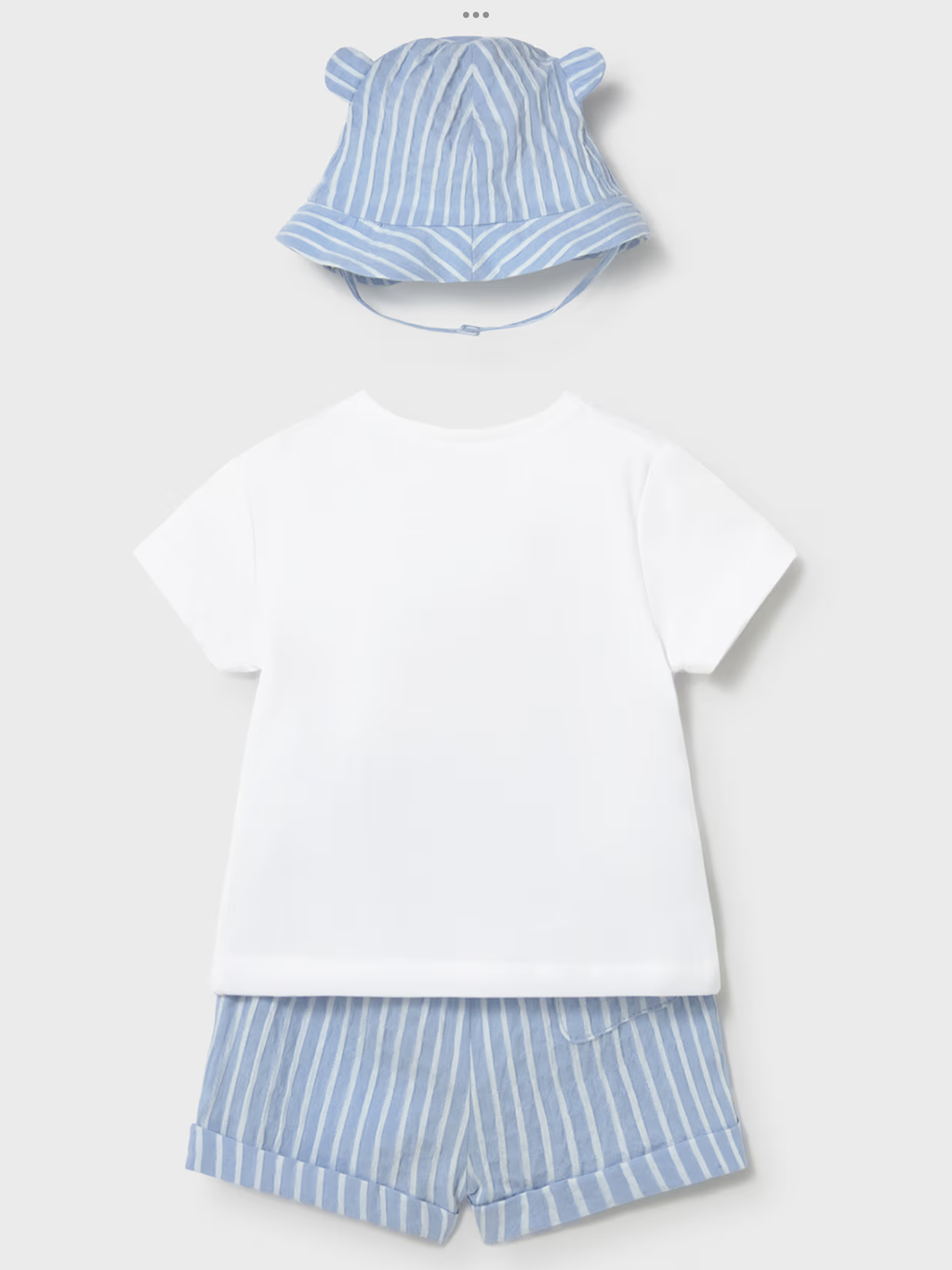 Avelorie Baby  3 piece set hat with ears 0226641
