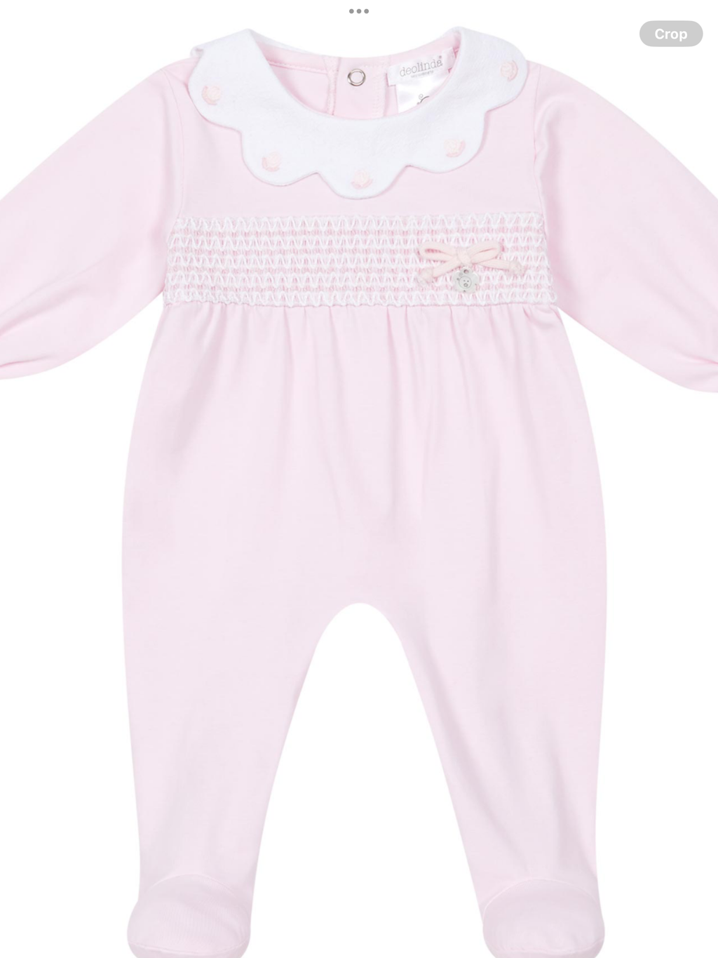 Avelorie Baby Baby Girls California Smocked Bodice Babygrow In Gift Box - Pink 0226644