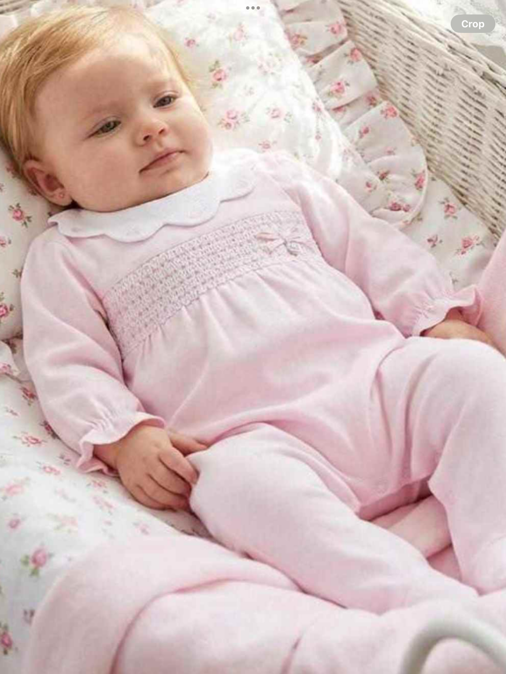 Avelorie Baby Baby Girls California Smocked Bodice Babygrow In Gift Box - Pink 0226644