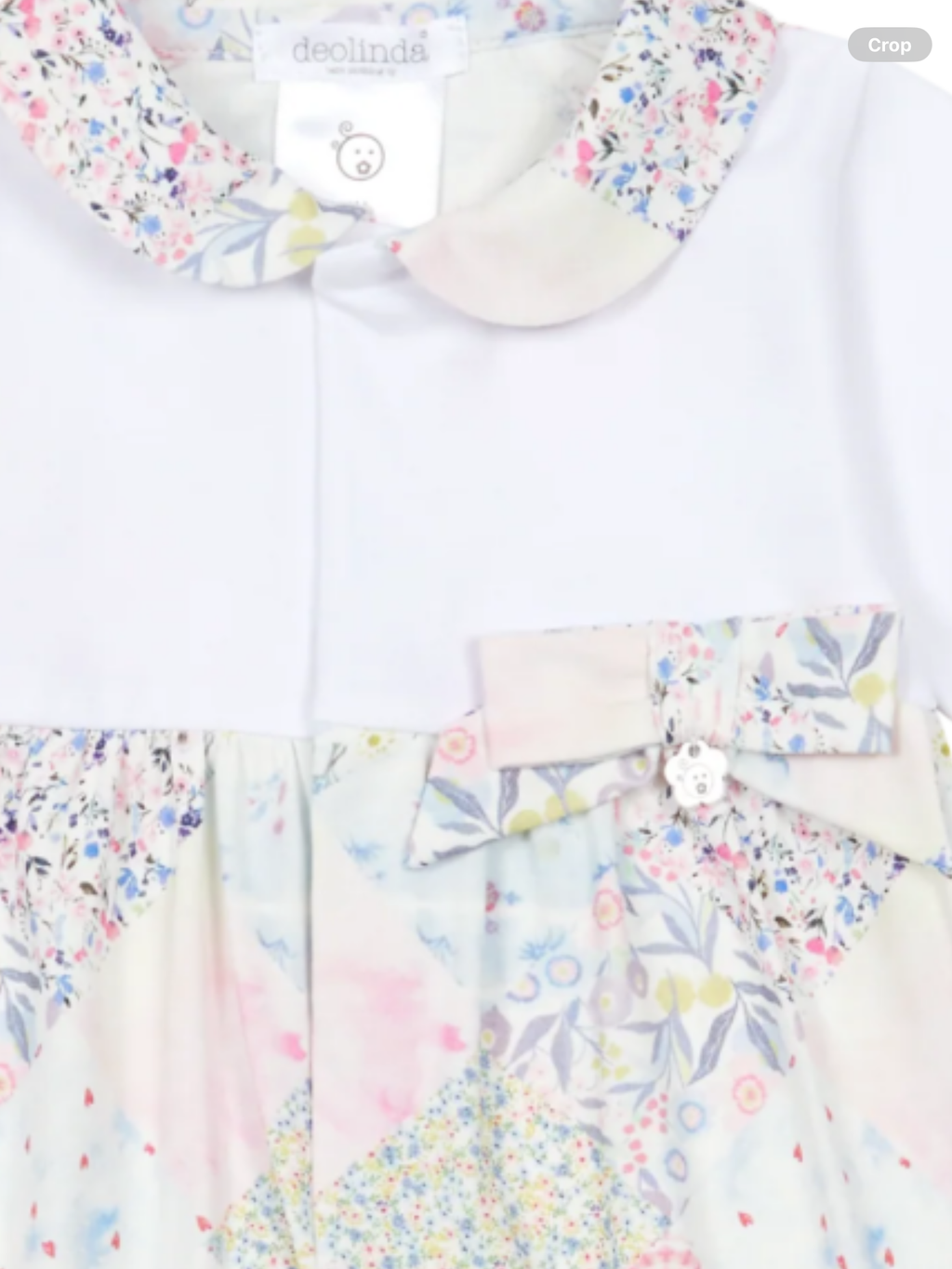 SS26 Avelorie Baby Sugar Girls Pastel Floral Babygrow.   0226645