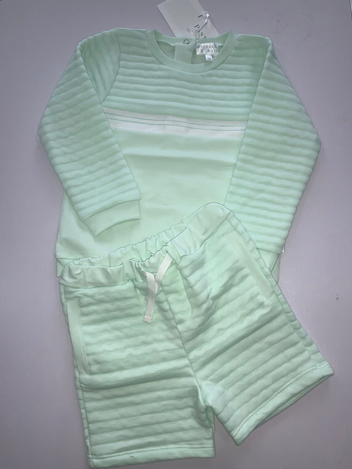 Avelorie Baby mint shorts set 0326674