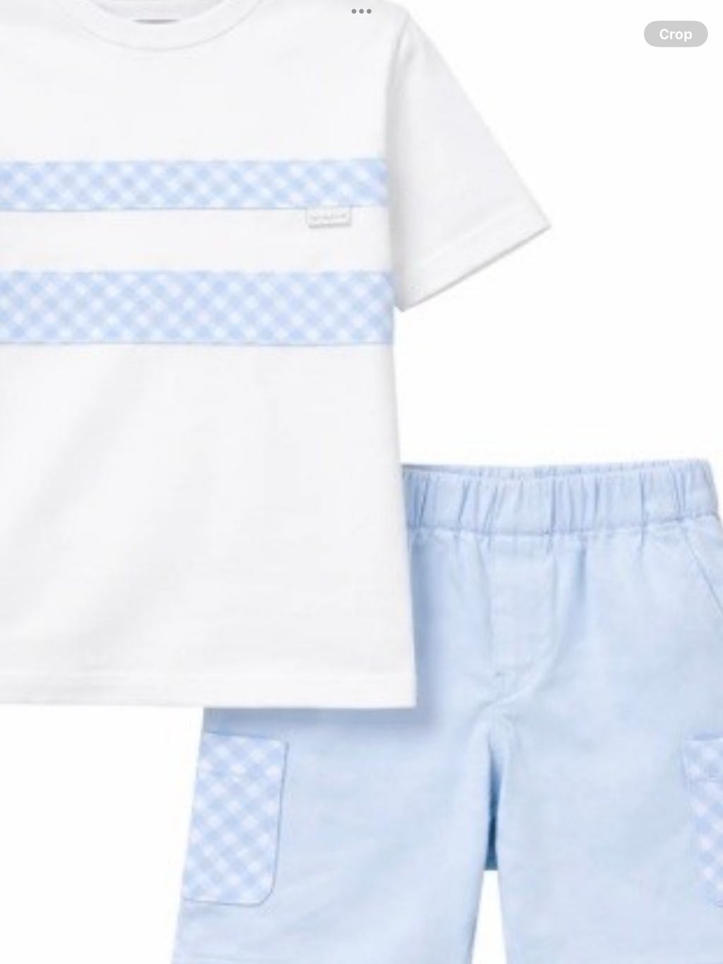 Pastels Ralph Blue T-Shirt & Short Set - 807G      0326693