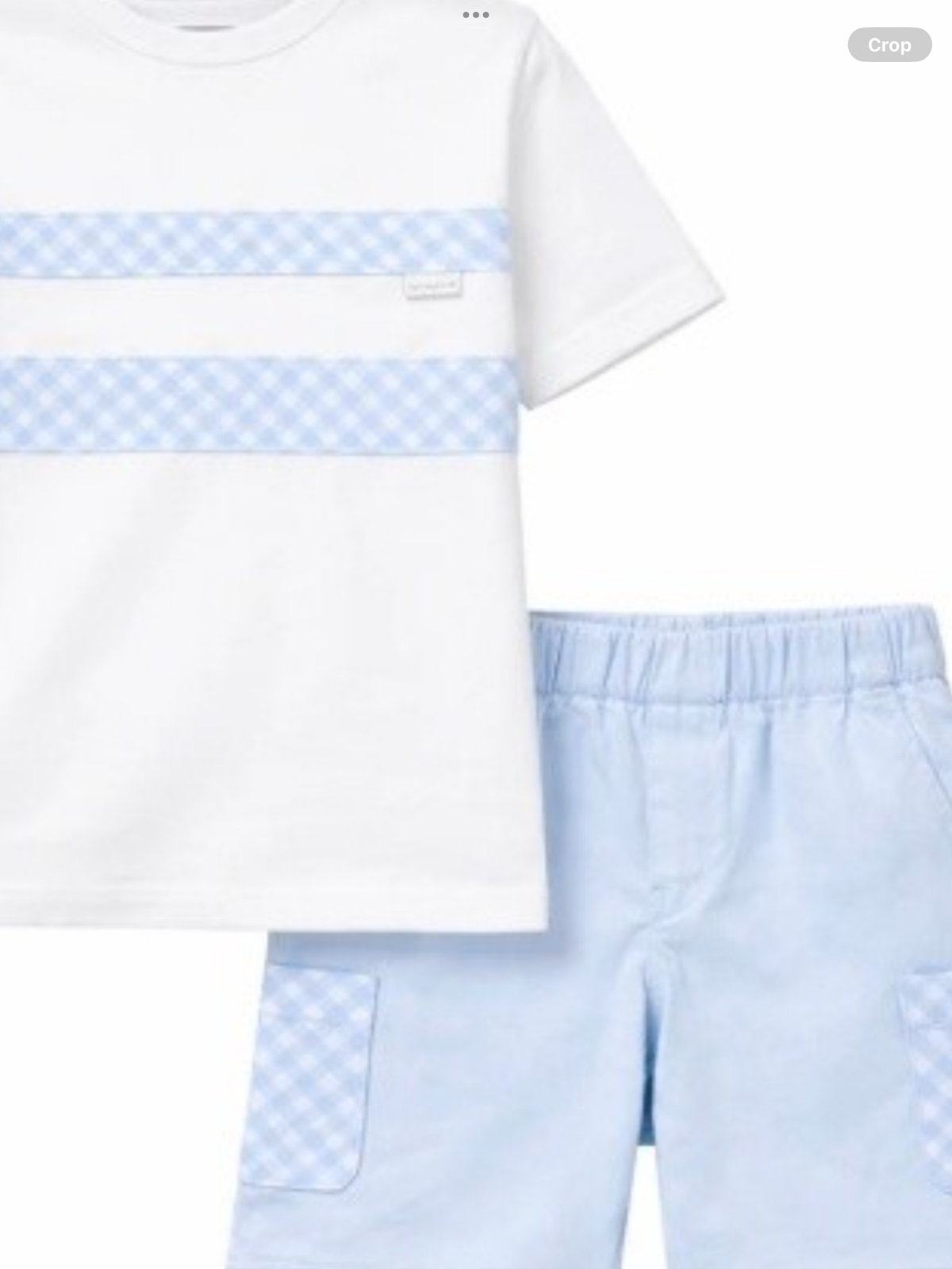 Pastels Ralph Blue T-Shirt & Short Set - 807G      0326693