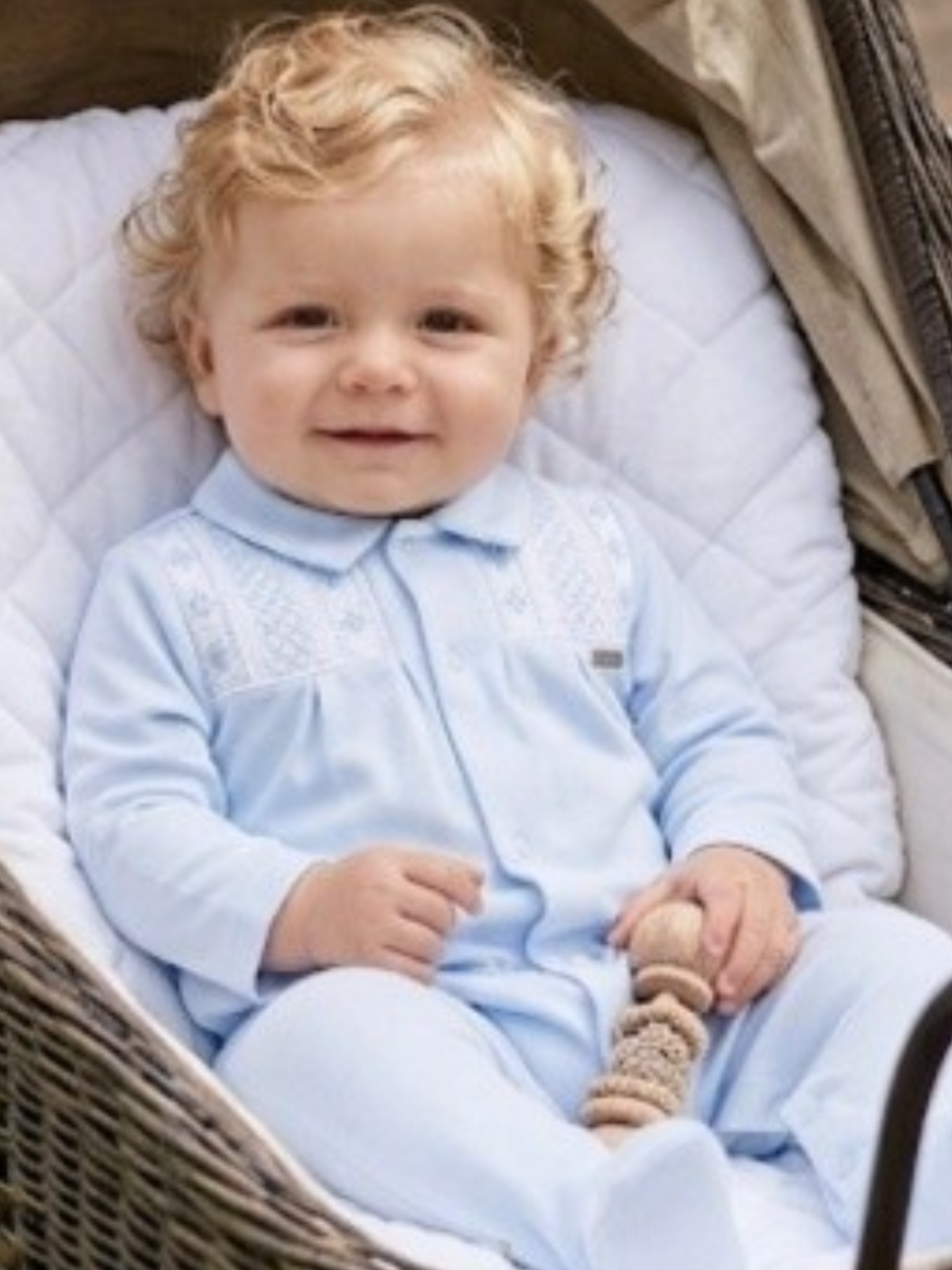 Avelorie Baby pale blue babygro 0426722