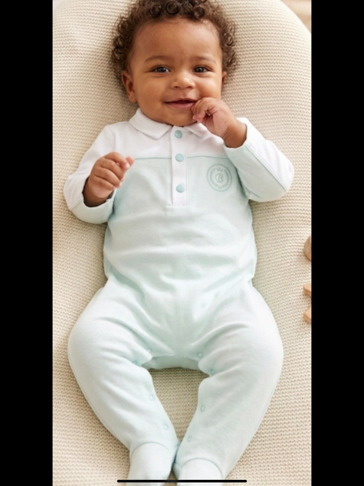 Avelorie Baby mint babygro 0426726