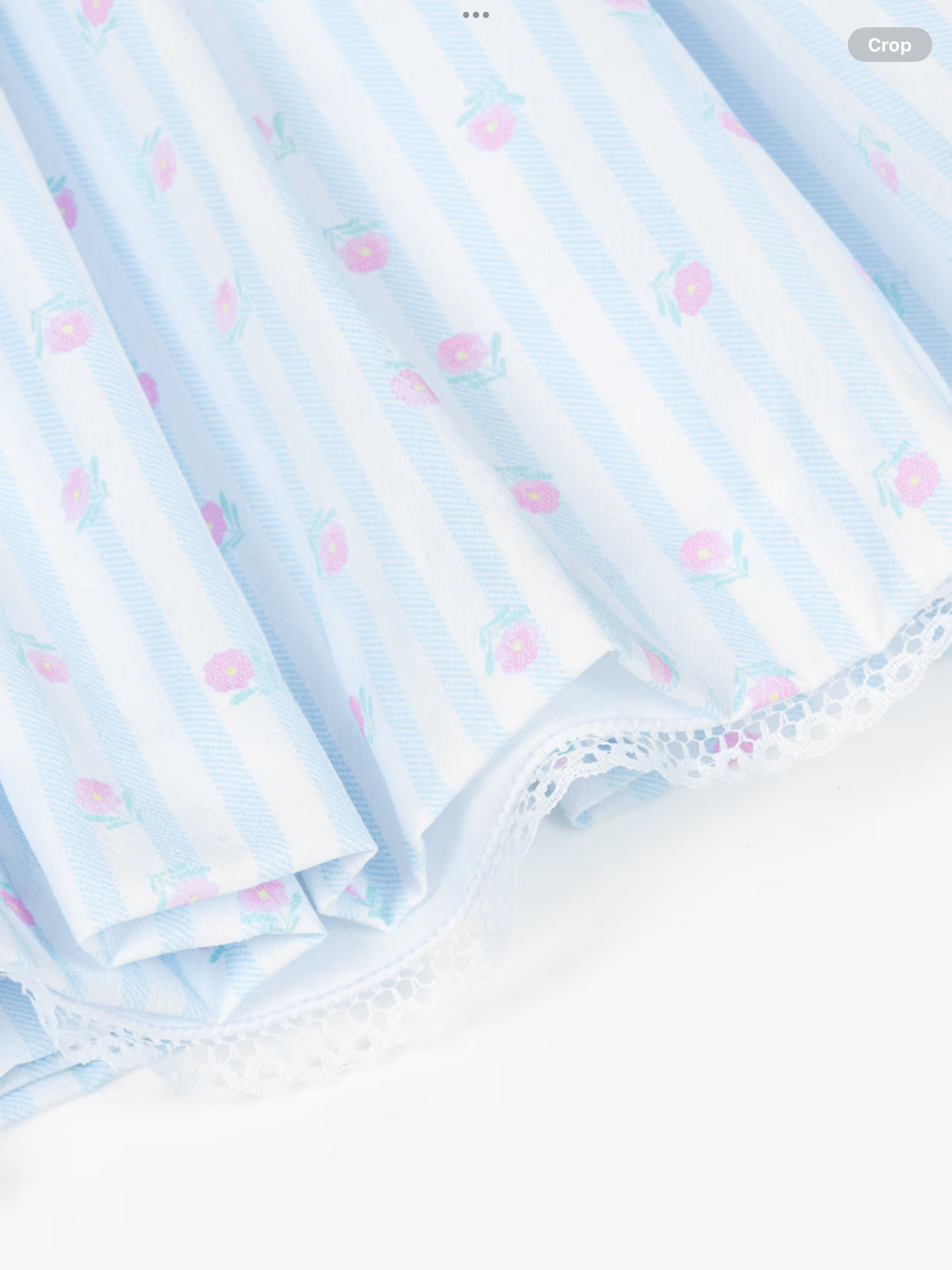 Avelorie Baby Girls Blue & White Striped Cotton Hand-Smocked Dress Set 0426732