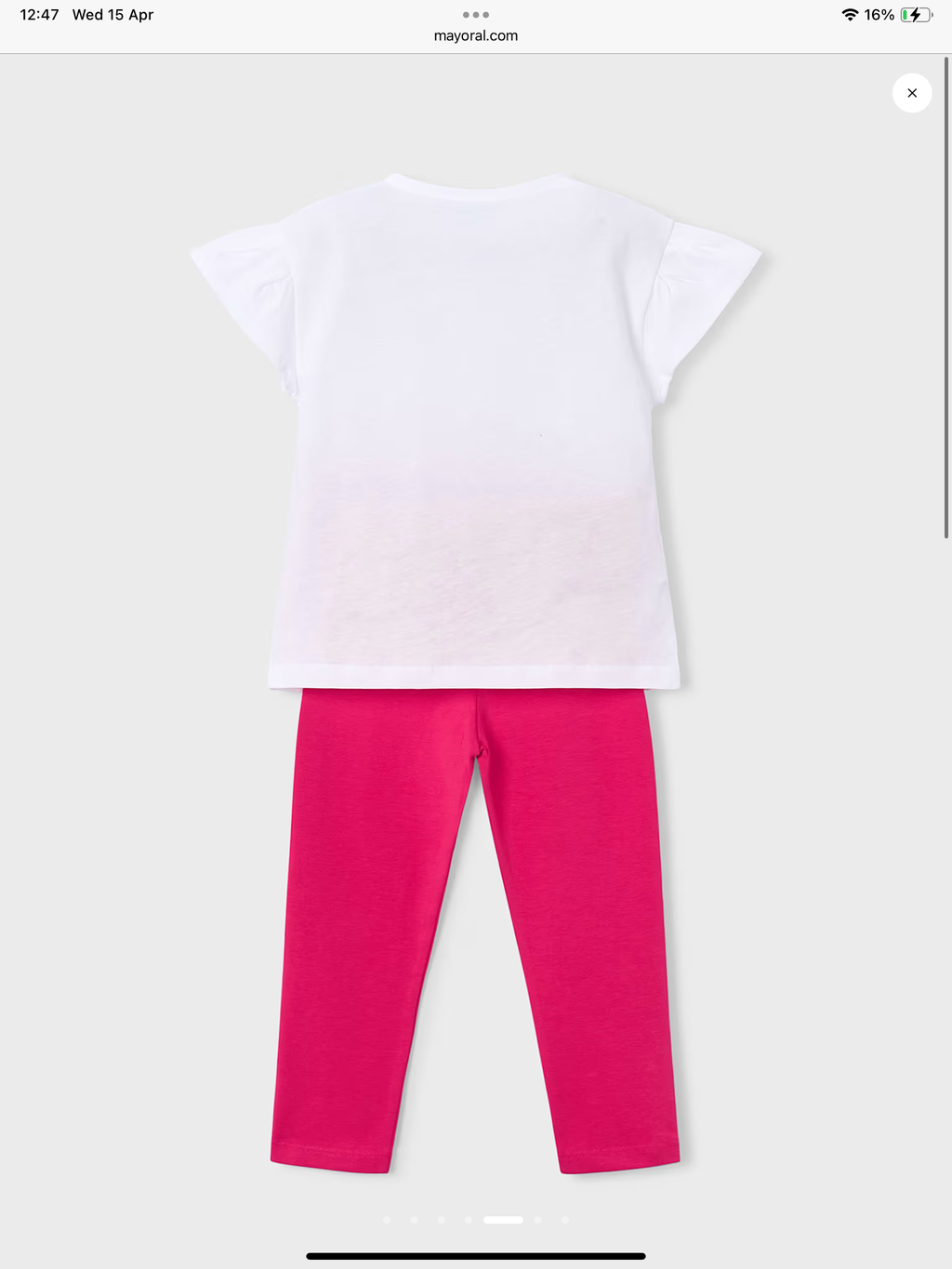 Avelorie Baby Girls' leggings and T-shirt set 0426736