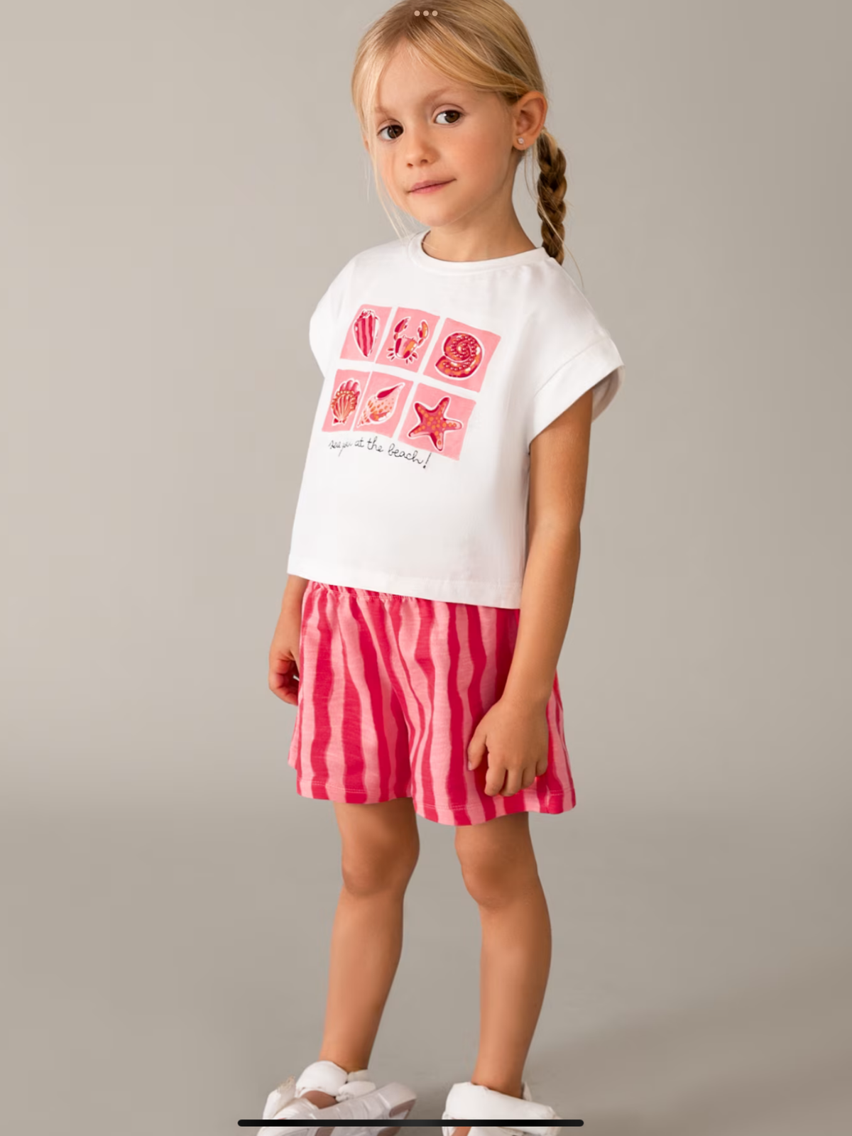 Avelorie Baby Print short set girl 0426737