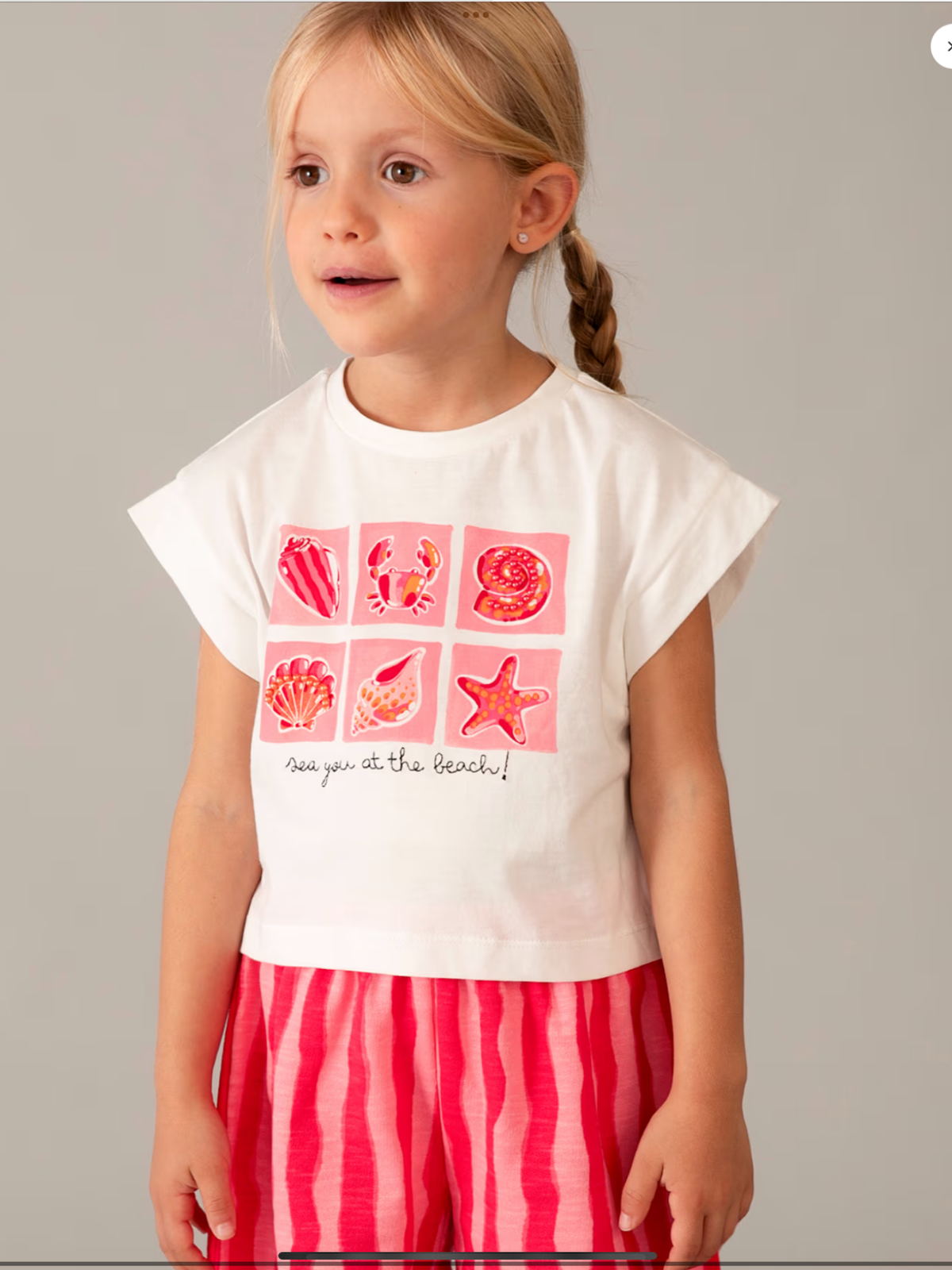 Avelorie Baby Print short set girl 0426737
