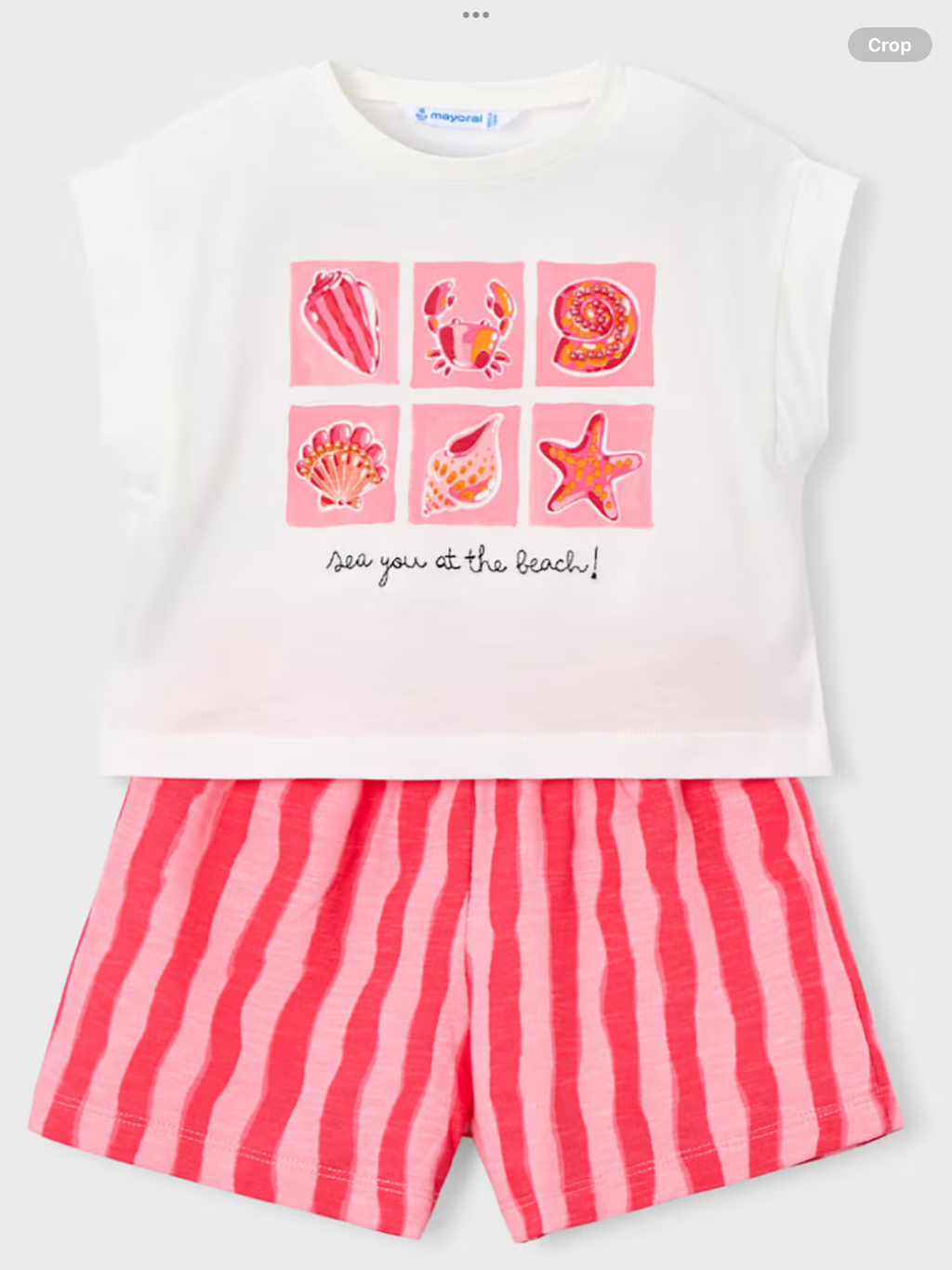 Avelorie Baby Print short set girl 0426737