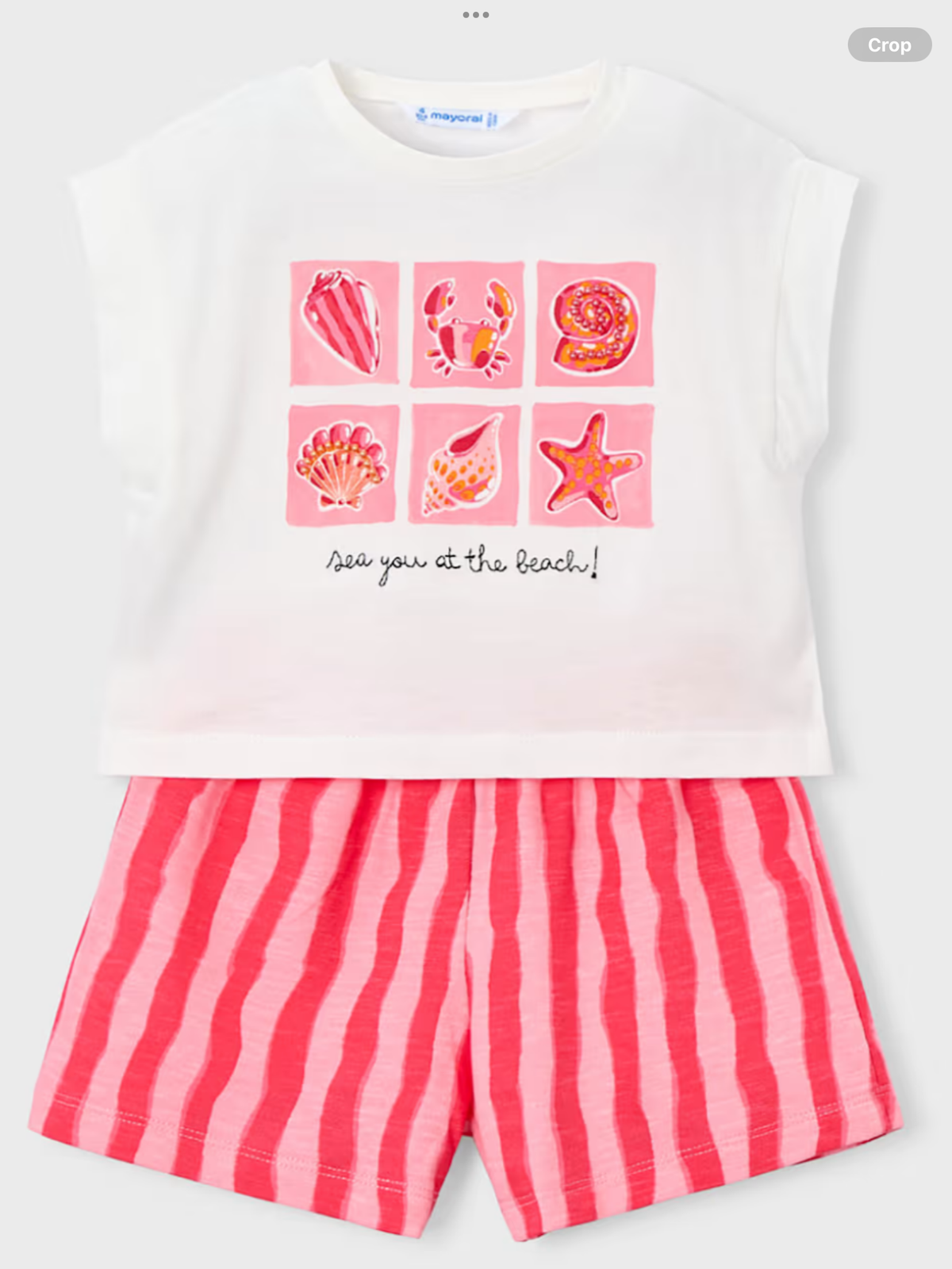 Avelorie Baby Print short set girl 0426737