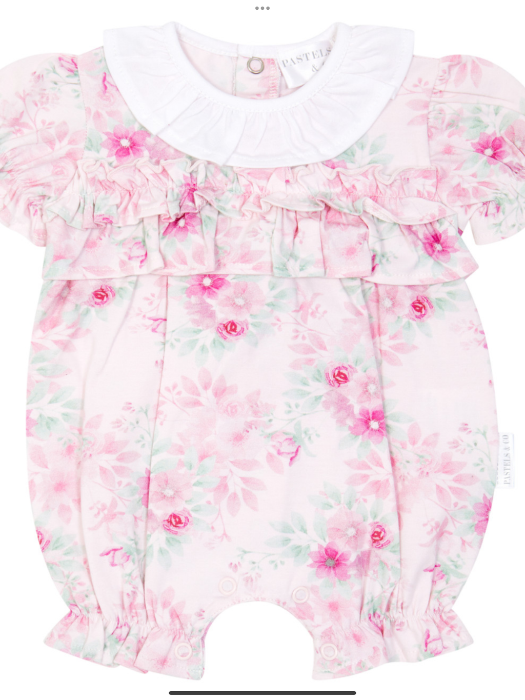Avelorie Baby Girls Pink Pretty Rose Romper - Oceanna 0426742