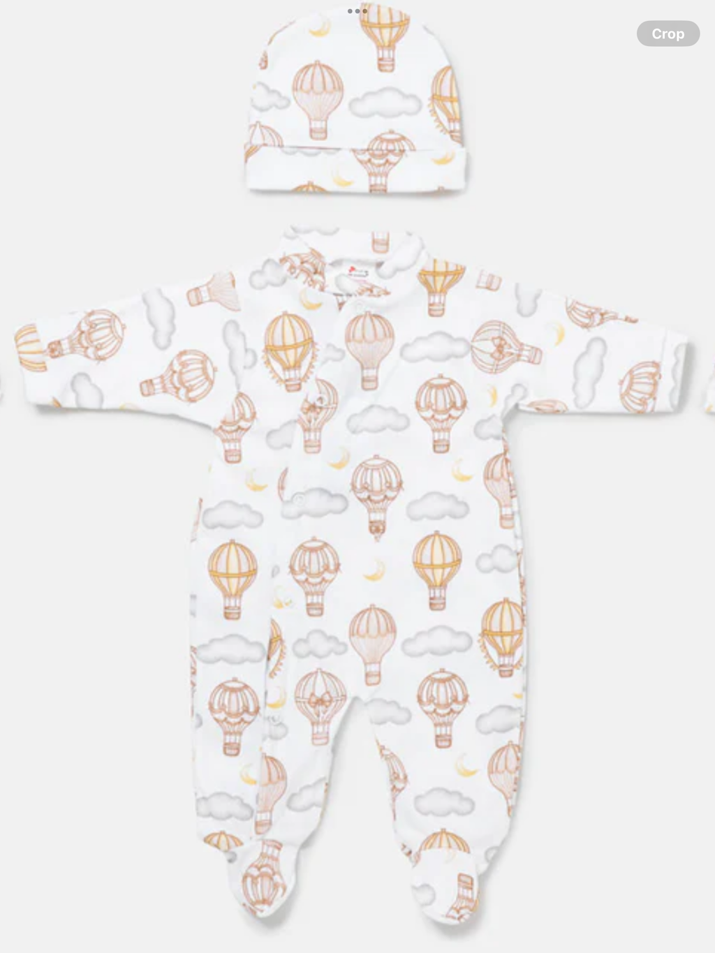 Baby Grow Hot Air Balloon Collection 3-Piece Set - Beige 0626770