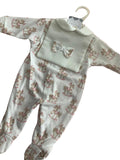 Pink and white rocking horse babygro 0626773