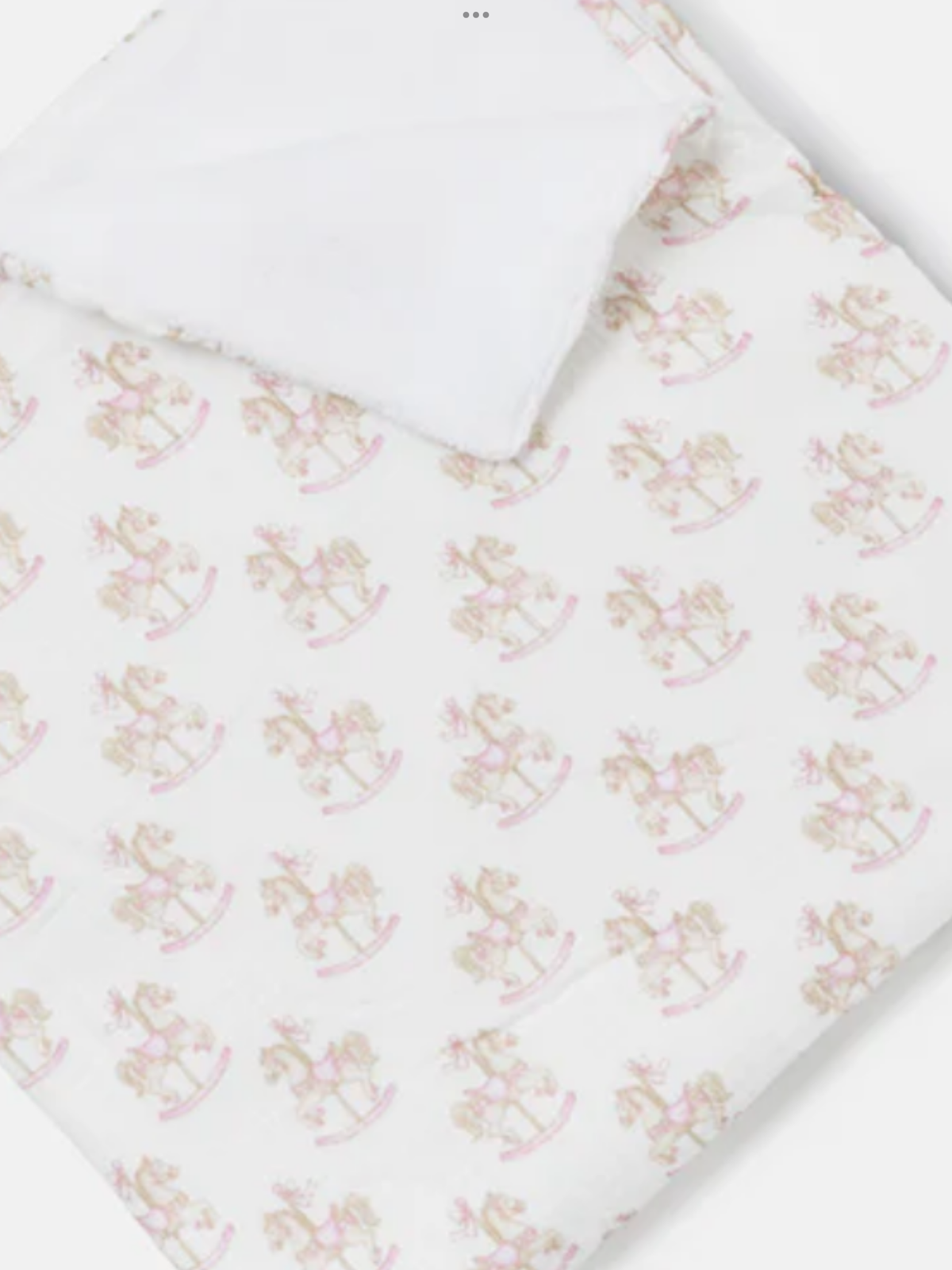 Baby Blanket Rocking Horse Collection - Baby Pink 0626774