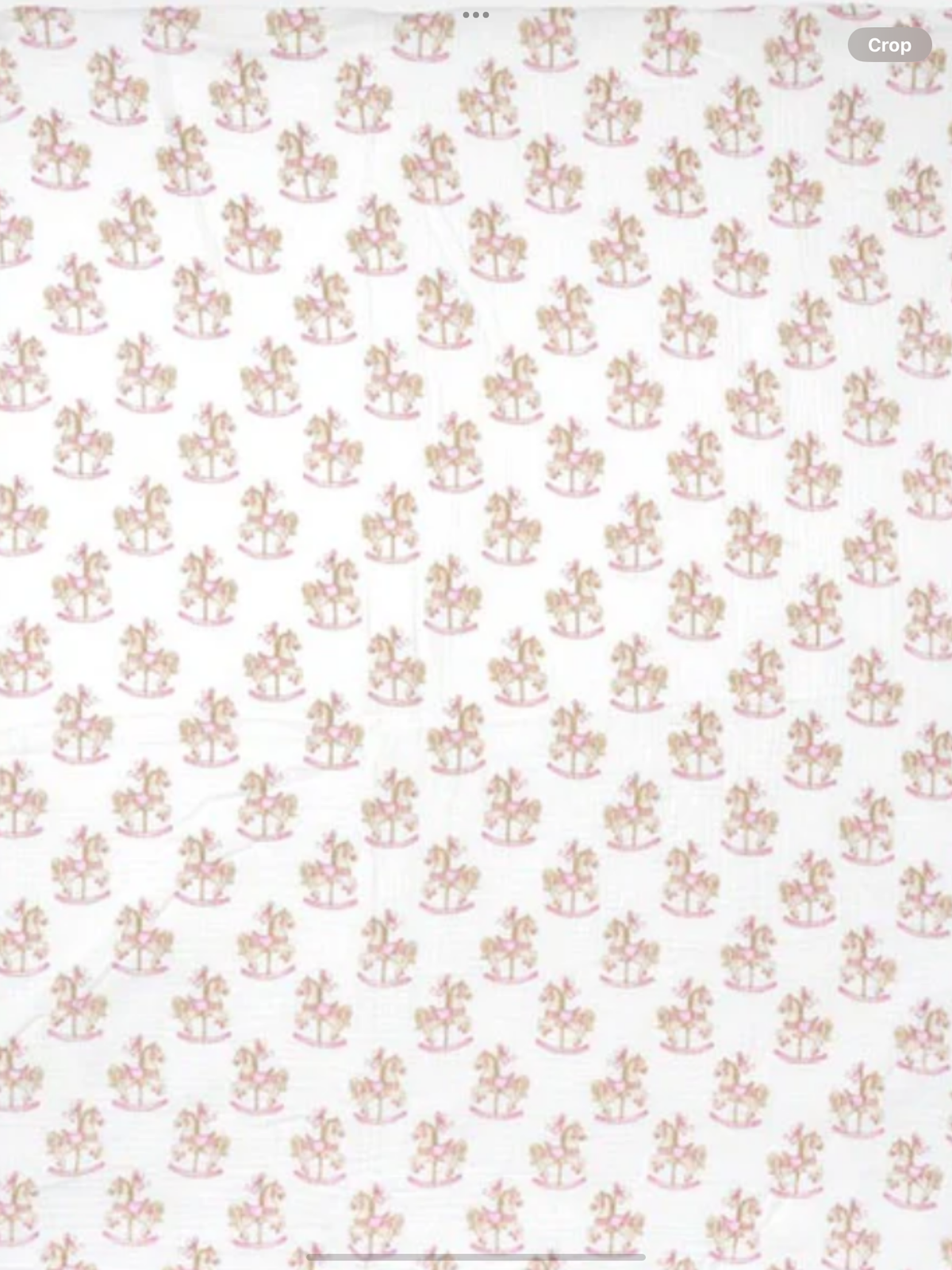 Baby Blanket Rocking Horse Collection - Baby Pink 0626774