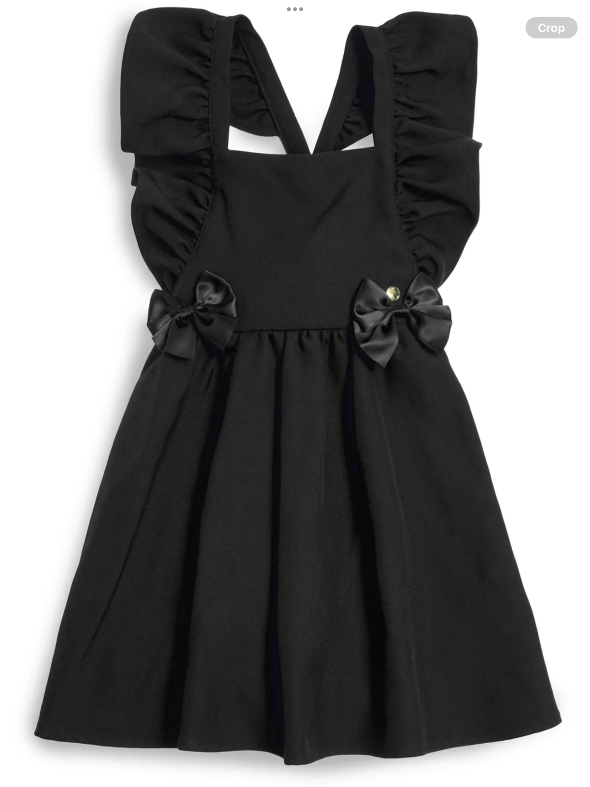 Avelorie Baby black school pinafore 0726778