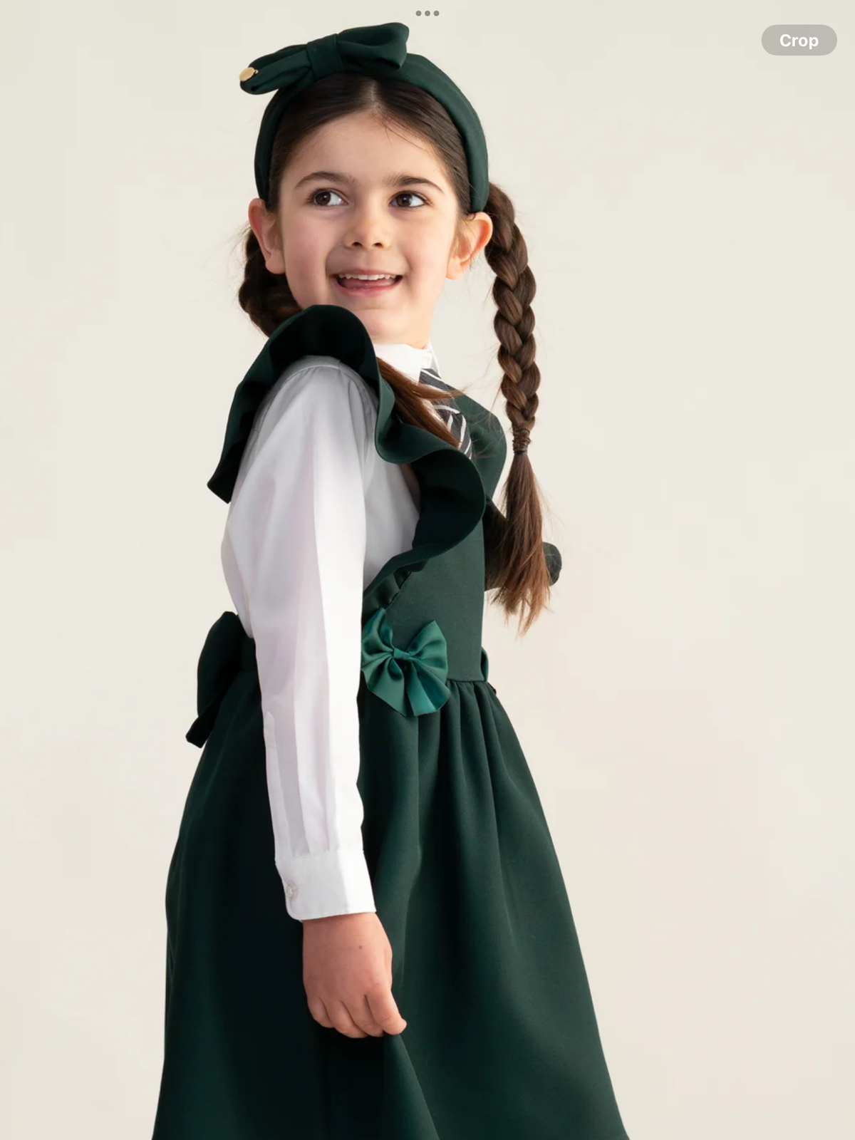Avelorie Baby Bottle Green Pinafore Dress 0726789