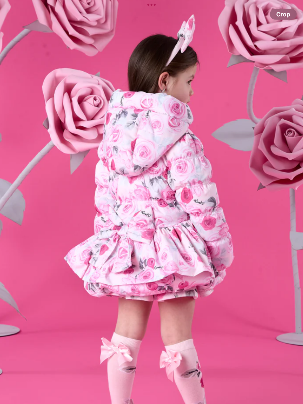 Avelorie Baby "AVA" WINTER BLOOM - ROSE PRINT COAT - 0726782
