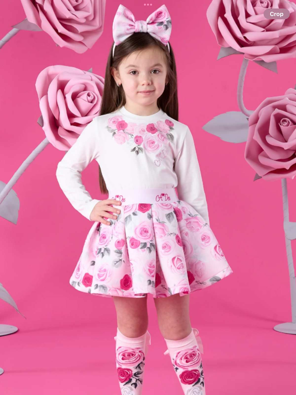 Avelorie Baby ARIELLA Rose Print Skirt Set 0726786