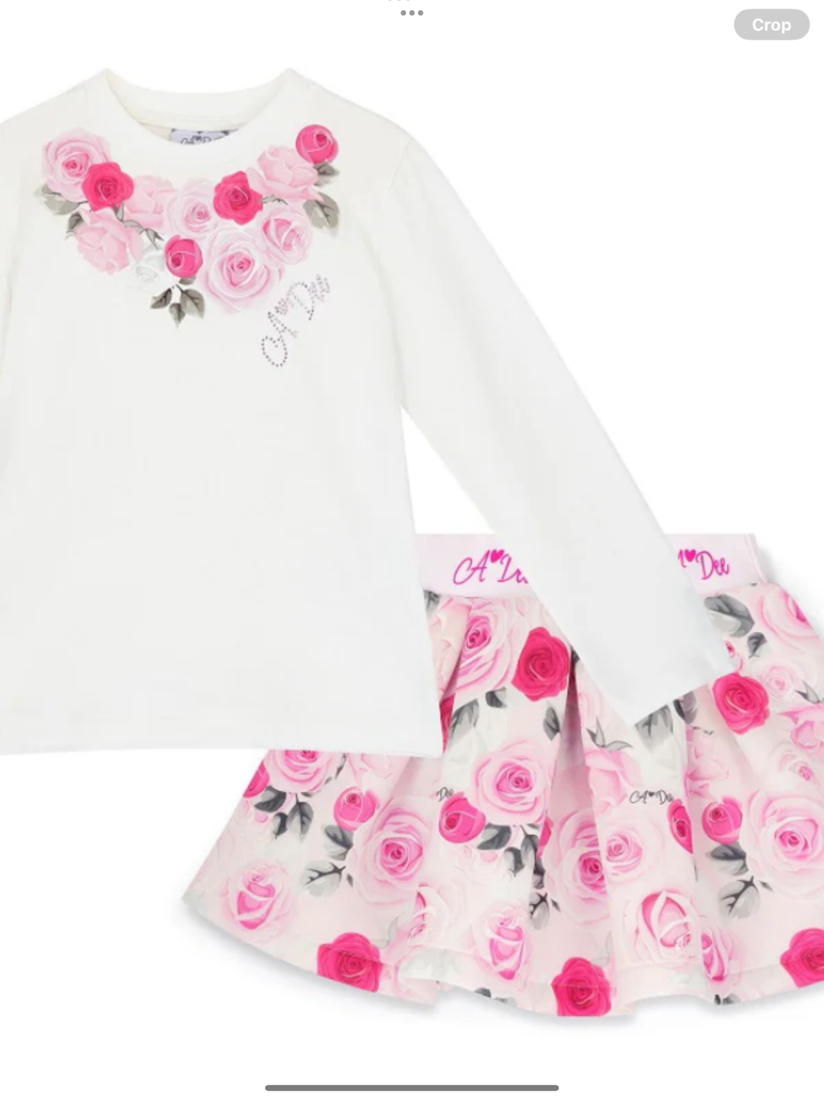 Avelorie Baby ARIELLA Rose Print Skirt Set 0726786