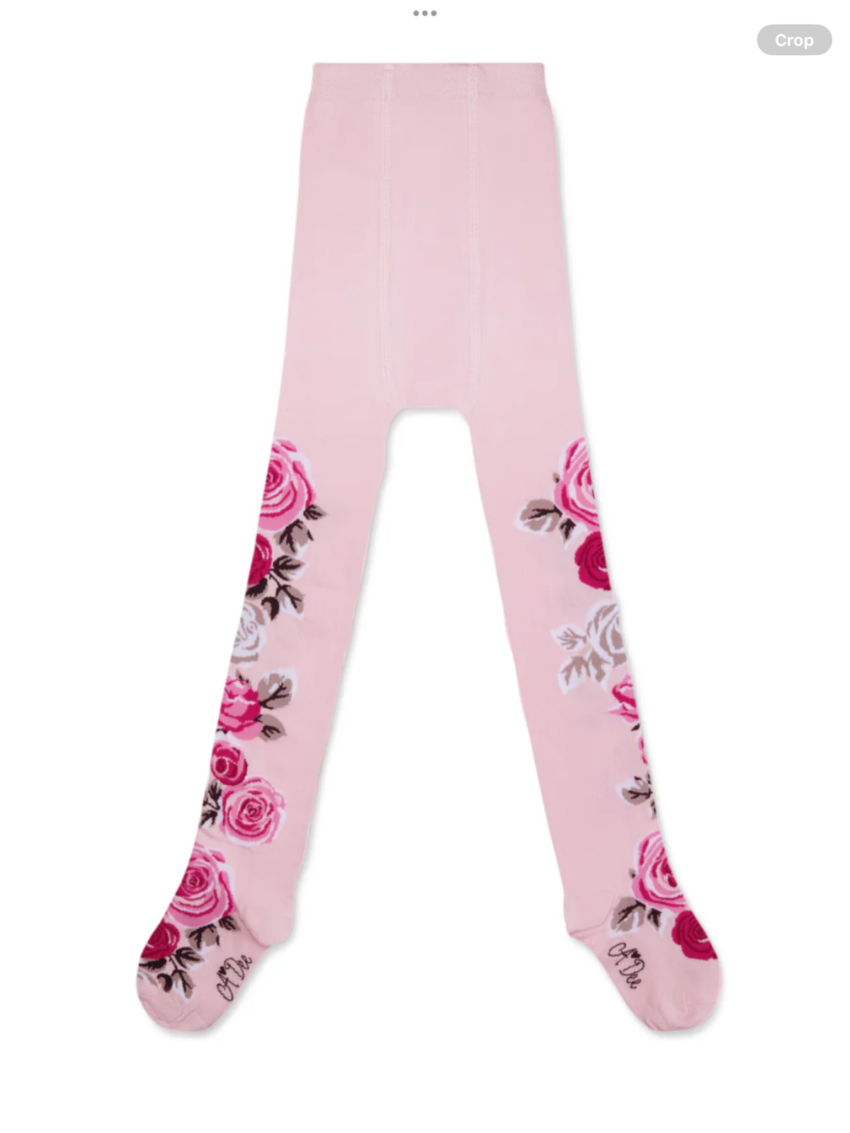 Avelorie Baby Girls Pink Rose Print 'Ari' Tights 0726791