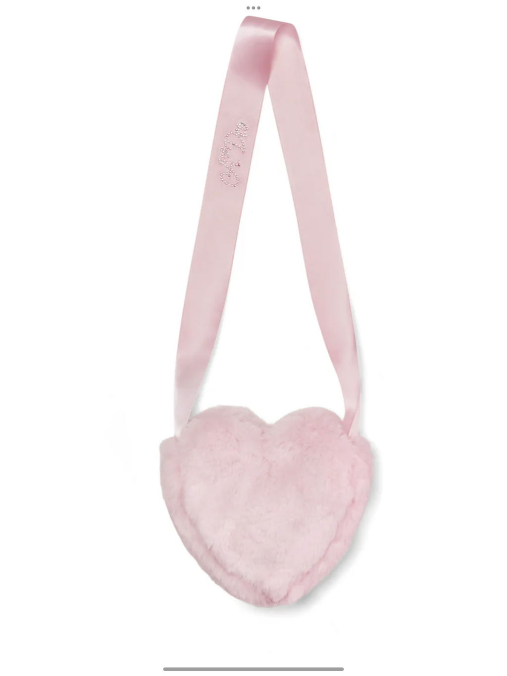 Avelorie Baby Girls 'Alma' Pink Fur Heart Bag 0726793