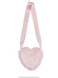 Avelorie Baby Girls 'Alma' Pink Fur Heart Bag 0726793