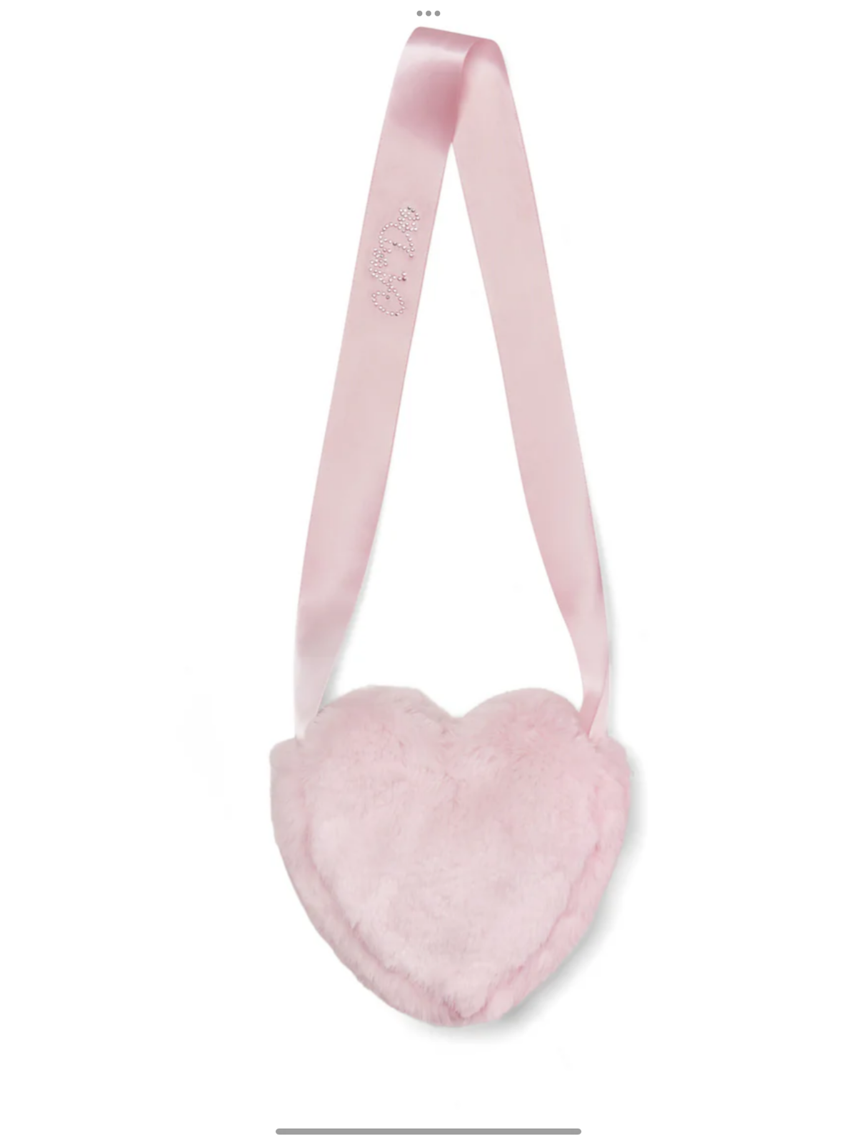 Avelorie Baby Girls 'Alma' Pink Fur Heart Bag 0726793