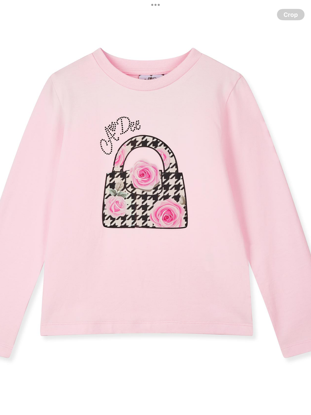 Avelorie Baby Winter Bloom Amy Houndstooth Print Short Set - Pale Pink 0726798