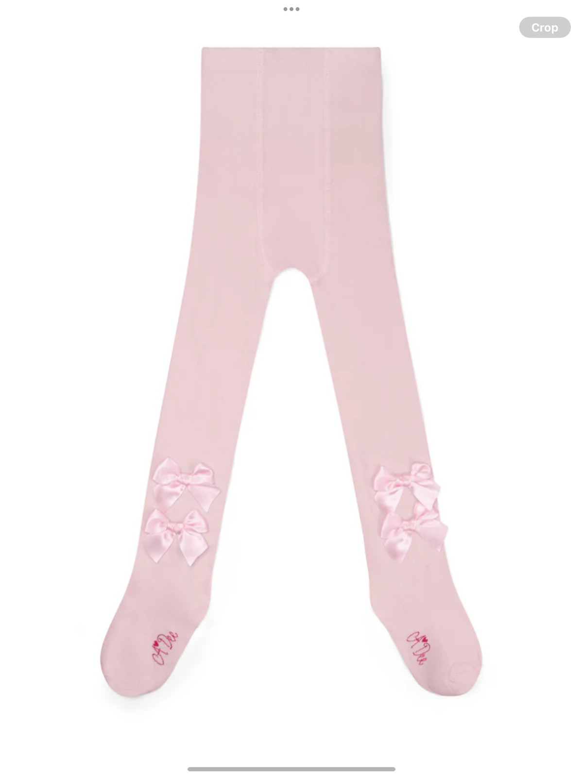 Avelorie Baby Girls Pink Bow 'Adaline' Tights 0726800