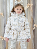 Eau De Avelorie Baby Ava Bow Print Jacket - Snow White 0726805