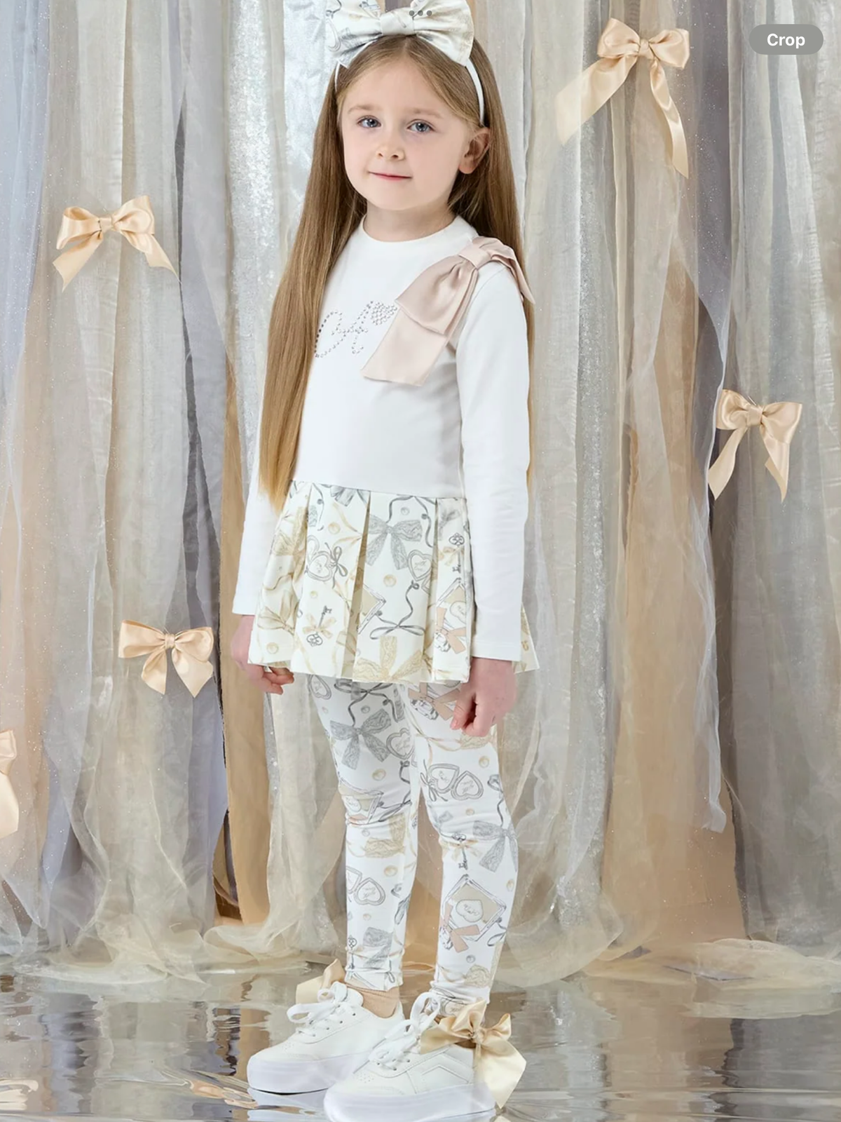 Avelorie Baby Girls Bow Print 'Blake' Leggings Set 0726808