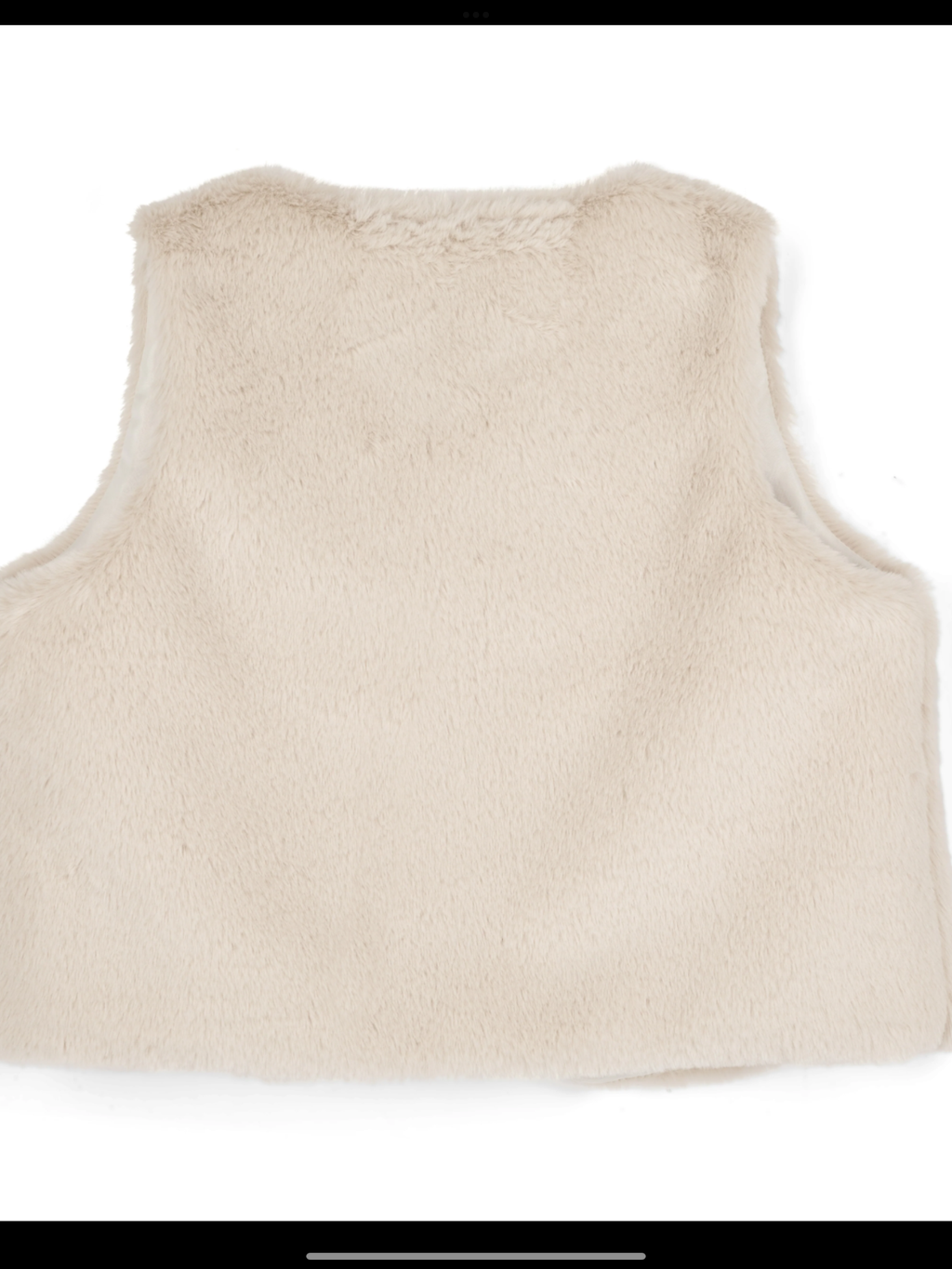 Avelorie Baby Girls Anna Stone Beige Fur Gilet  0726810
