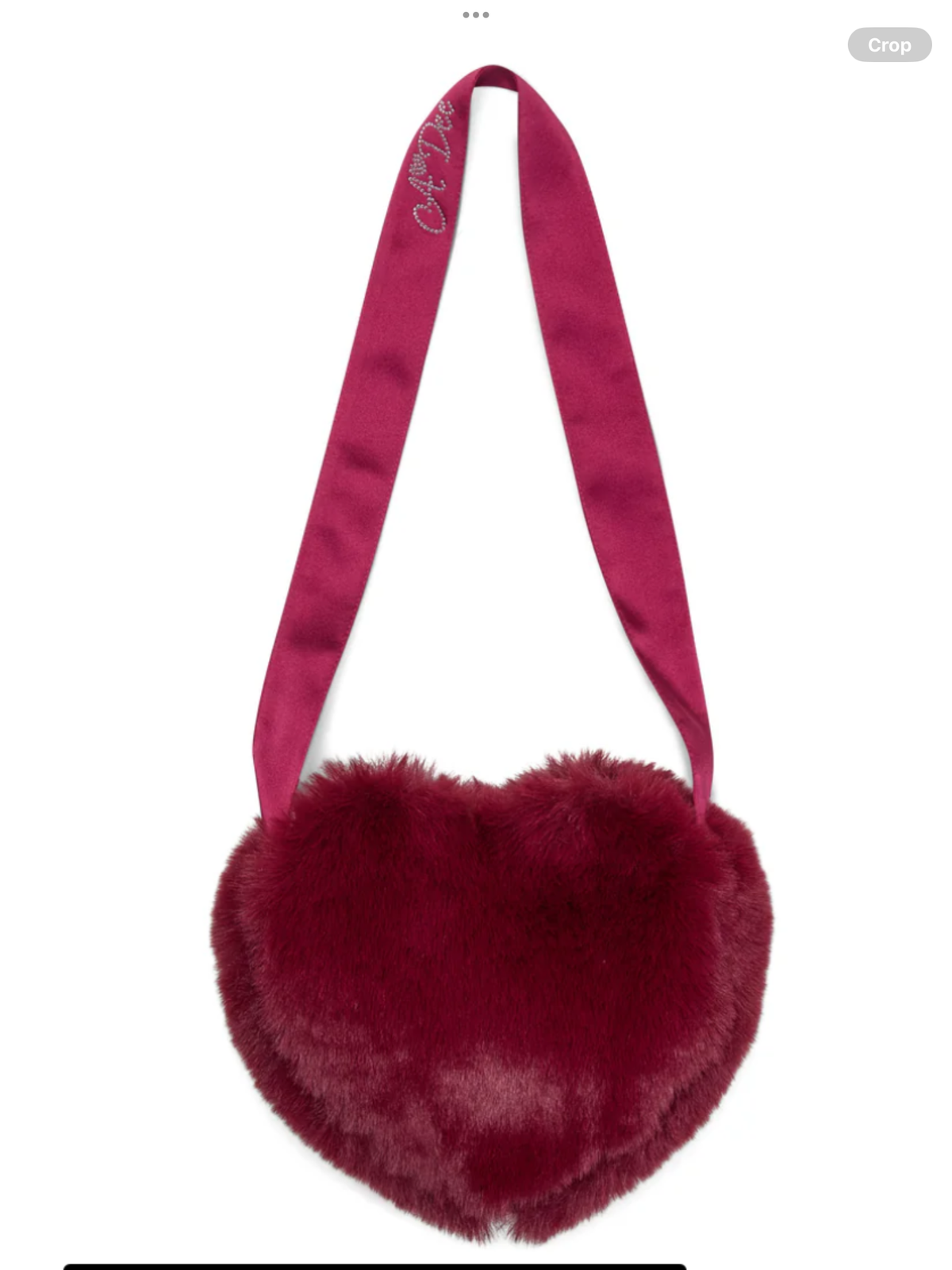 Avelorie Baby Girls 'Alma' Cherry Fur Heart Bag 0726823