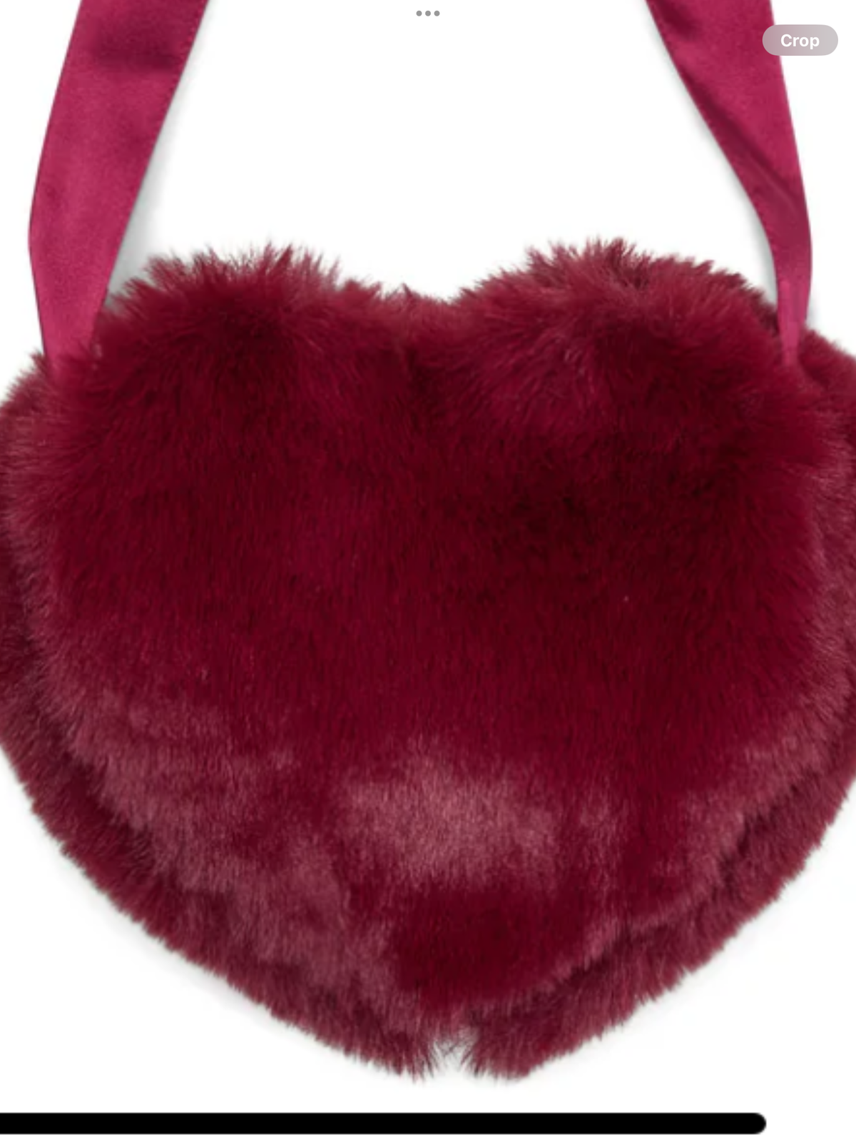 Avelorie Baby Girls 'Alma' Cherry Fur Heart Bag 0726823