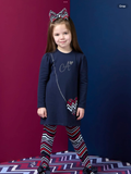 Avelorie Baby Chevron Charm Alyssa Handbag Dress - Navy 0726826