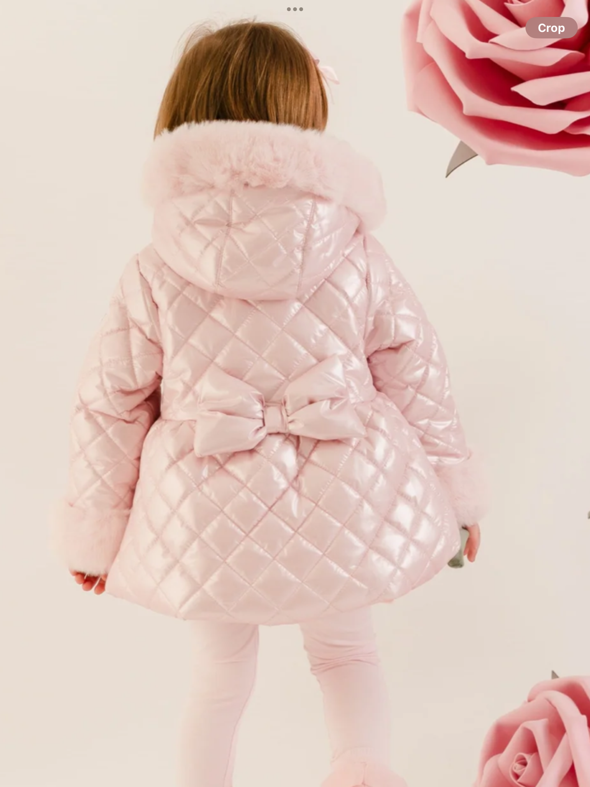 Avelorie Baby Little Bloom Dolly Quilted Jacket - Pale Pink 0726683
