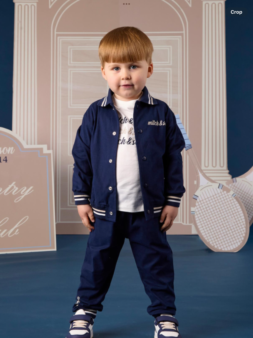 Avelorie Baby Classic Collection Santiago Twill Bomber Jacket - Dark Navy 0826790