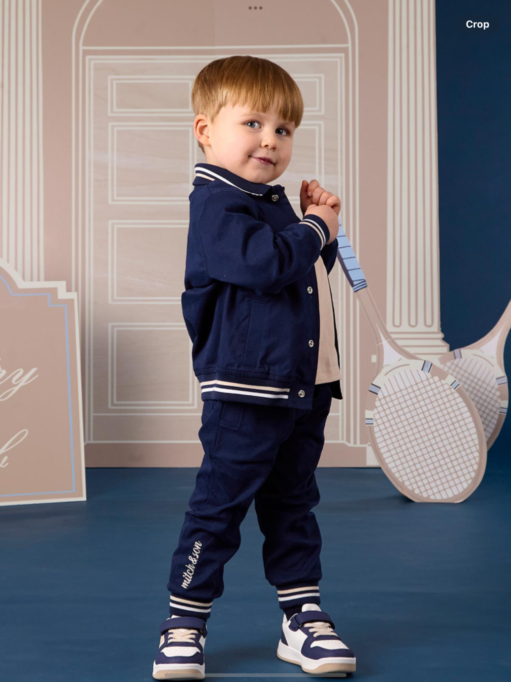 Avelorie Baby Classic Collection Sullivan Twill Trousers - Dark Navy 0826791