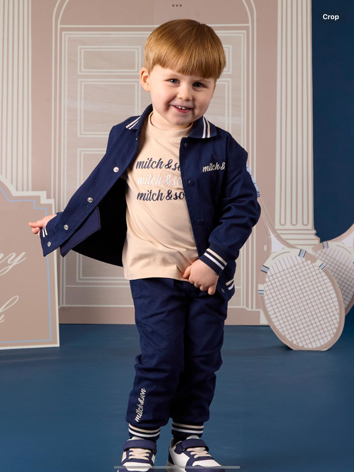 Avelorie Baby Classic Collection Sullivan Twill Trousers - Dark Navy 0826791