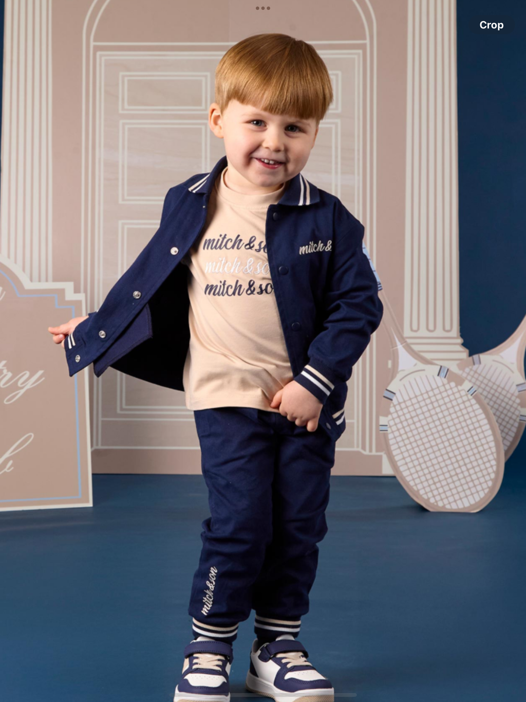 Avelorie Baby Classic Collection Sutton Long Sleeve T-Shirt - Stone Beige 0826792