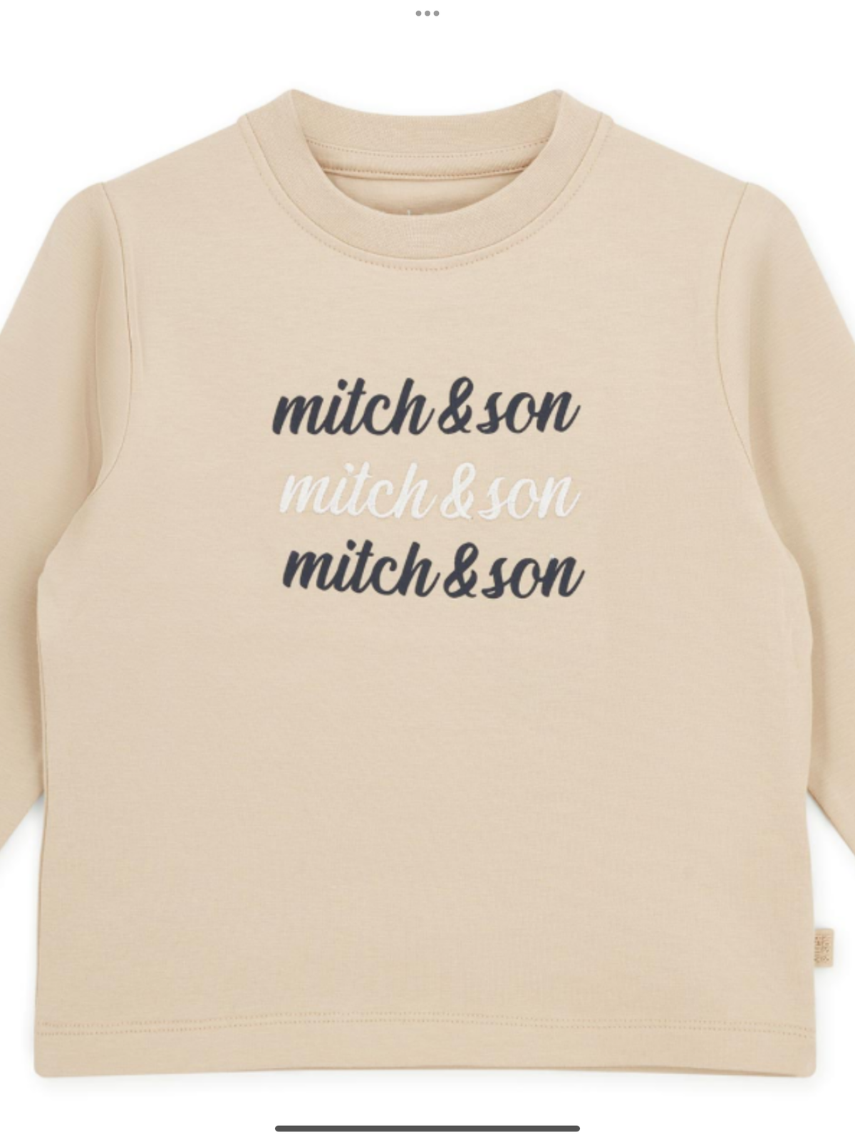 Avelorie Baby Classic Collection Sutton Long Sleeve T-Shirt - Stone Beige 0826792