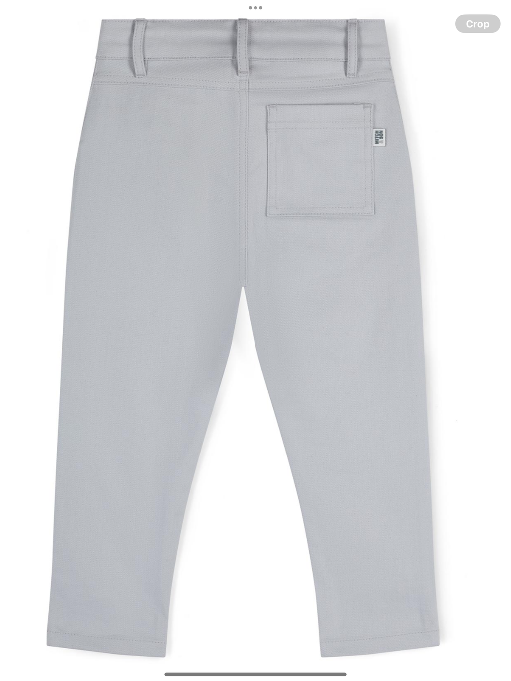 Avelorie Baby Dynamic Grey Collection Trace Twill Trouser - Grey Chip 0826792