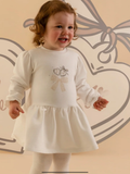 Avelorie Baby Girls Little Locket Collection Delilah Sweat Dress - Snow White  0826794