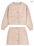 Avelorie Baby AW26 Mini Tricot Skirt Set 4935 Beige    0826801