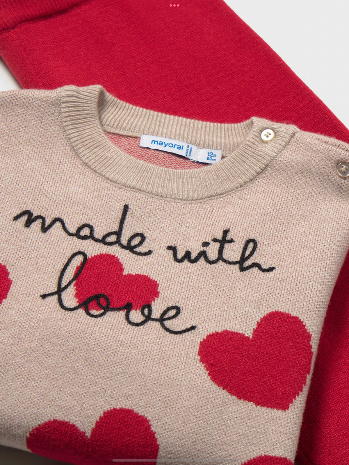 Avelorie Baby  heart trousers and jumper set 0826824